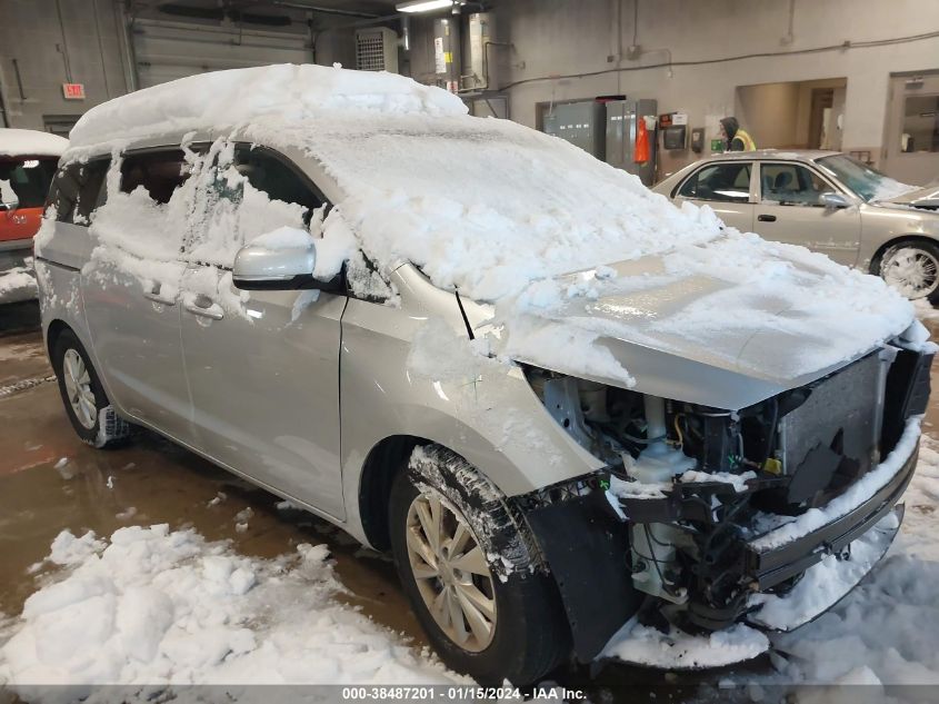 2016 KIA SEDONA L - KNDMA5C16G6150668