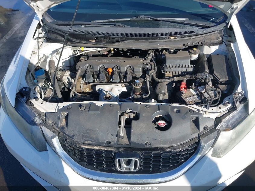 2015 HONDA CIVIC EXL - 19XFB2F98FE269143