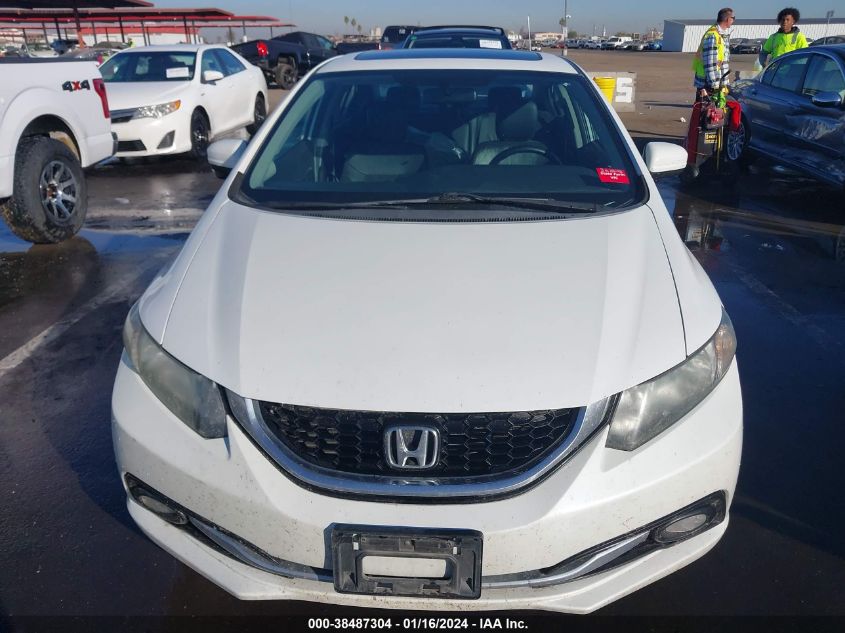 2015 HONDA CIVIC EXL - 19XFB2F98FE269143