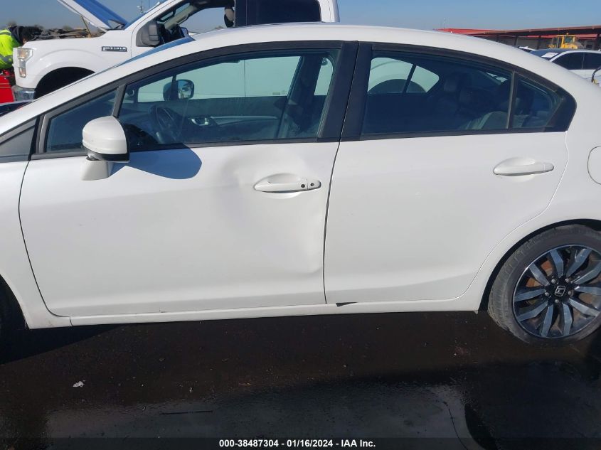2015 HONDA CIVIC EXL - 19XFB2F98FE269143