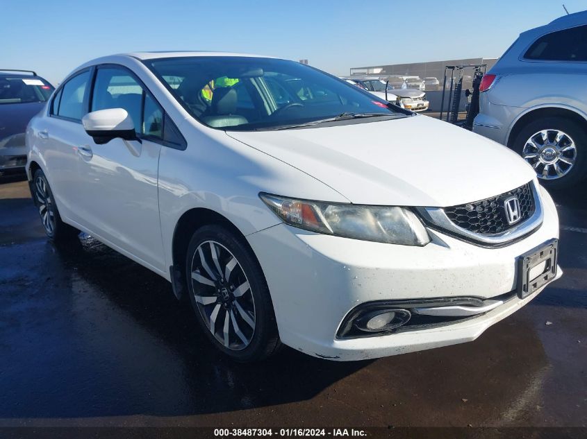 2015 HONDA CIVIC EXL - 19XFB2F98FE269143