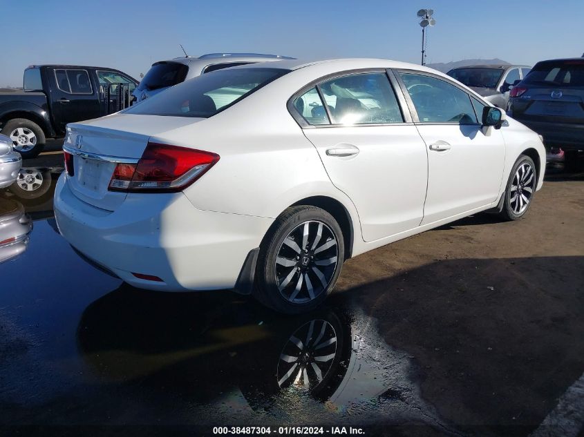 2015 HONDA CIVIC EXL - 19XFB2F98FE269143