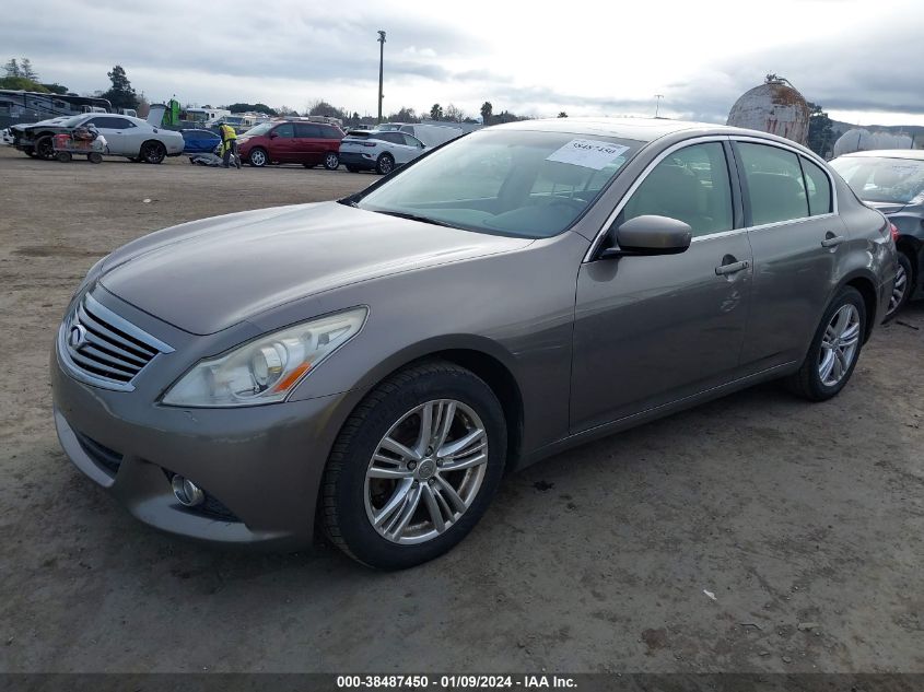 2013 INFINITI G37X - JN1CV6ARXDM350851