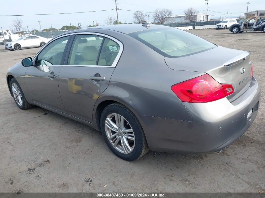 2013 INFINITI G37X - JN1CV6ARXDM350851