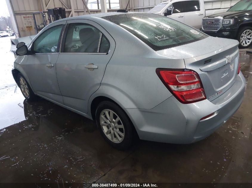 2017 CHEVROLET SONIC LT AUTO - 1G1JD5SBXH4142311
