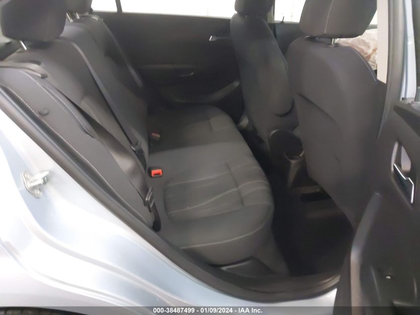 2017 CHEVROLET SONIC LT AUTO - 1G1JD5SBXH4142311