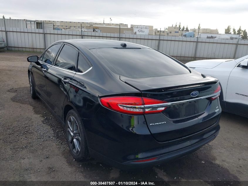 2017 FORD FUSION SE - 3FA6P0HD9HR310730