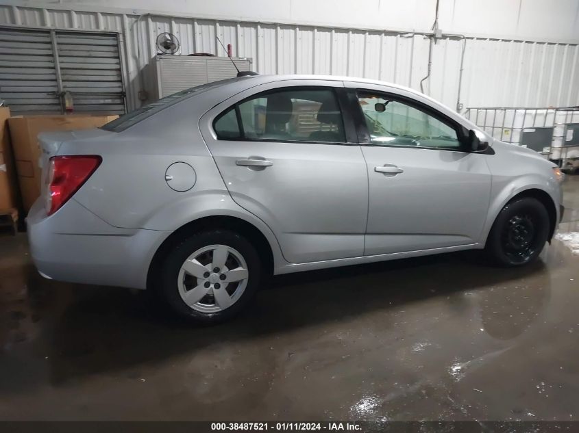 2015 CHEVROLET SONIC LS MANUAL - 1G1JB5SH2F4117944