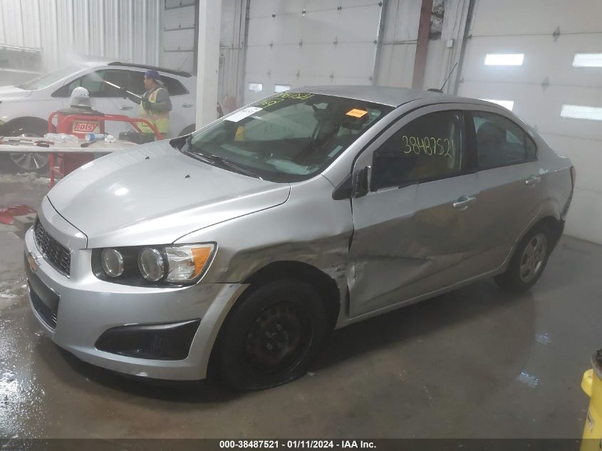 2015 CHEVROLET SONIC LS MANUAL - 1G1JB5SH2F4117944