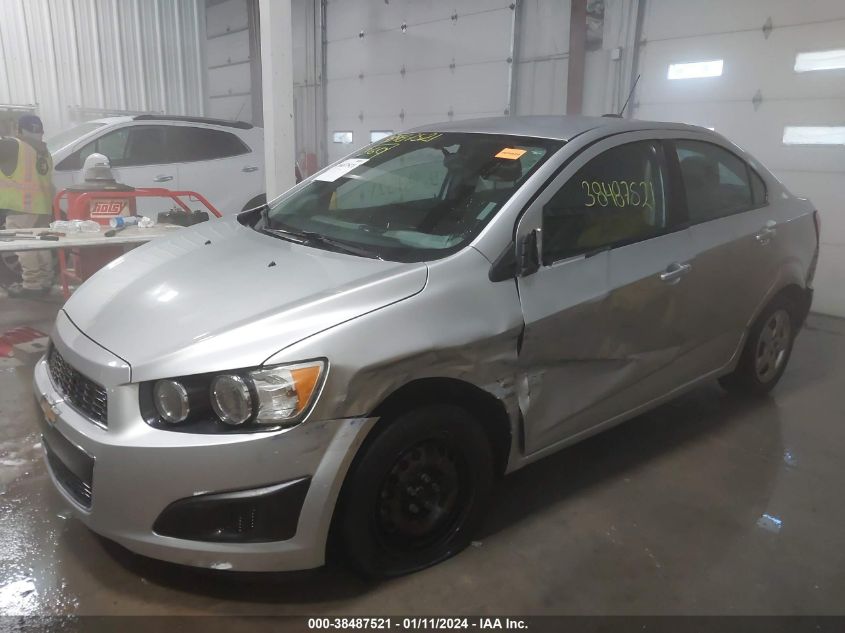 2015 CHEVROLET SONIC LS MANUAL - 1G1JB5SH2F4117944