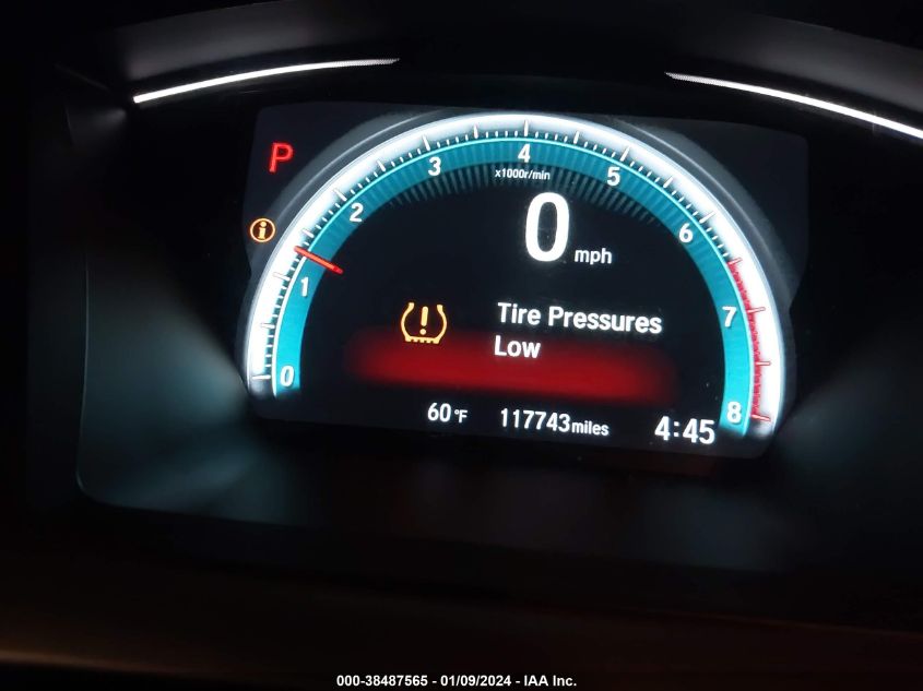 2018 HONDA CIVIC EX-T - 2HGFC3B39JH351238