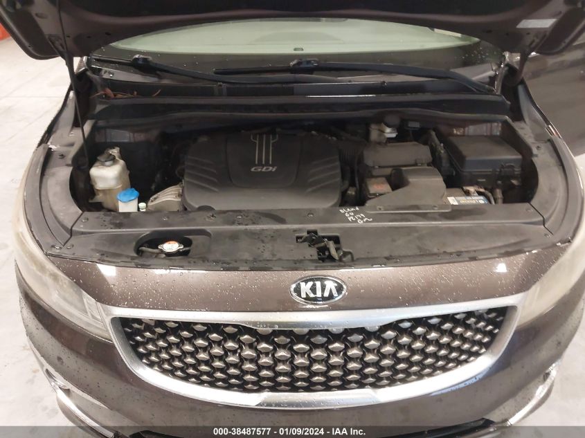 2015 KIA SEDONA SX LUXURY - KNDME5C11F6025340