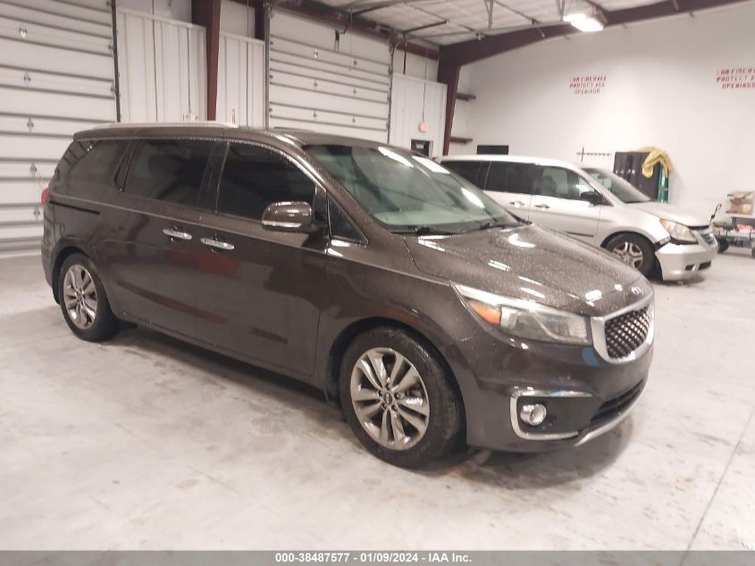 2015 KIA SEDONA SX LUXURY - KNDME5C11F6025340