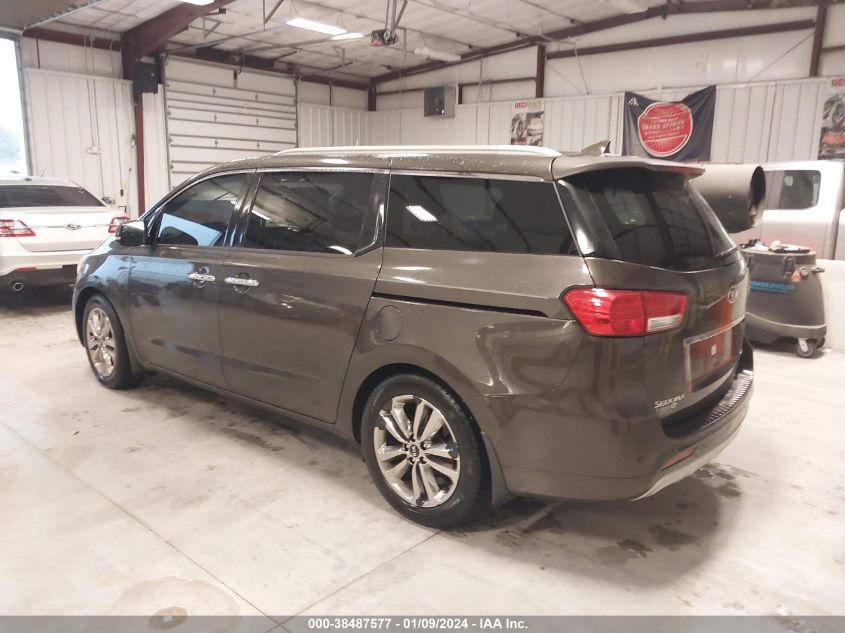 2015 KIA SEDONA SX LUXURY - KNDME5C11F6025340