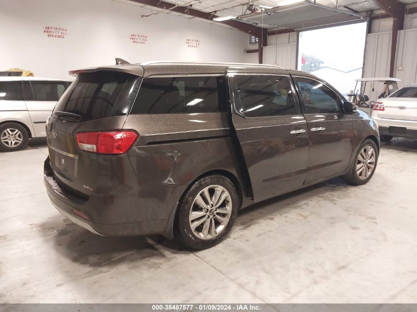 2015 KIA SEDONA SX LUXURY - KNDME5C11F6025340