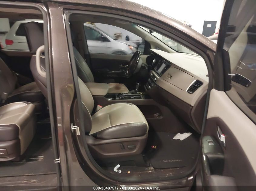 2015 KIA SEDONA SX LUXURY - KNDME5C11F6025340