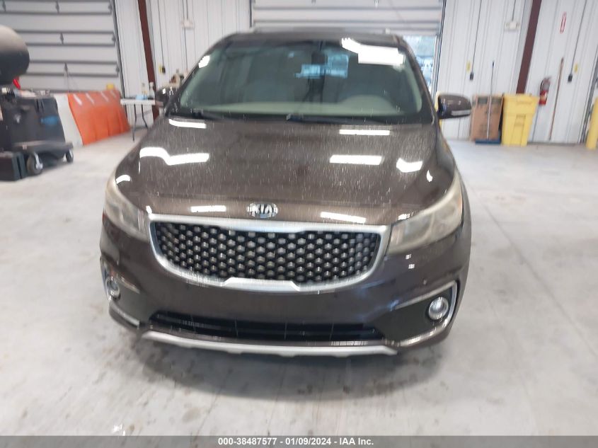 2015 KIA SEDONA SX LUXURY - KNDME5C11F6025340