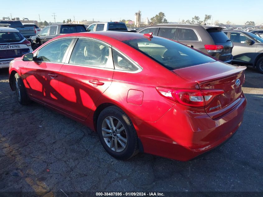 2017 HYUNDAI SONATA SE - 5NPE24AF2HH452301