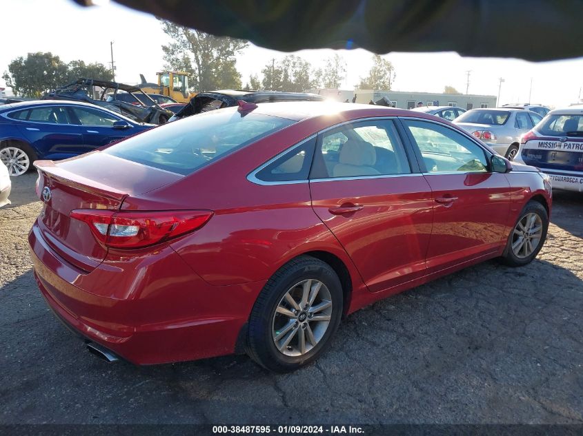 2017 HYUNDAI SONATA SE - 5NPE24AF2HH452301