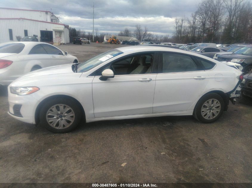 2019 FORD FUSION S - 3FA6P0G77KR111727