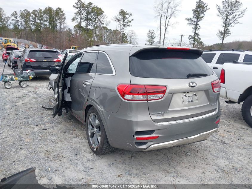 2018 KIA SORENTO SX/SX LIMITED - 5XYPK4A55JG377798