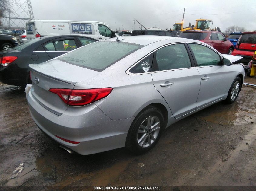 2017 HYUNDAI SONATA SE - 5NPE24AF0HH485488