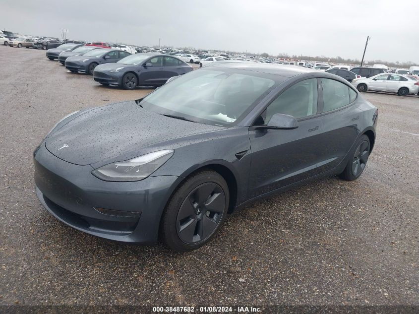 2023 TESLA MODEL 3 REAR-WHEEL DRIVE - 5YJ3E1EA6PF701353
