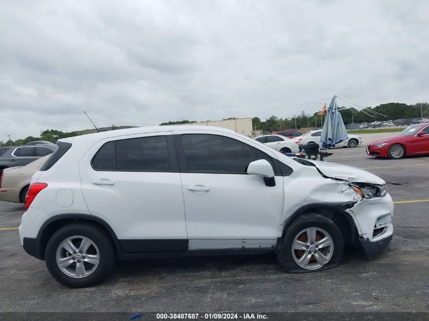 2019 CHEVROLET TRAX LS - 3GNCJKSB5KL259889