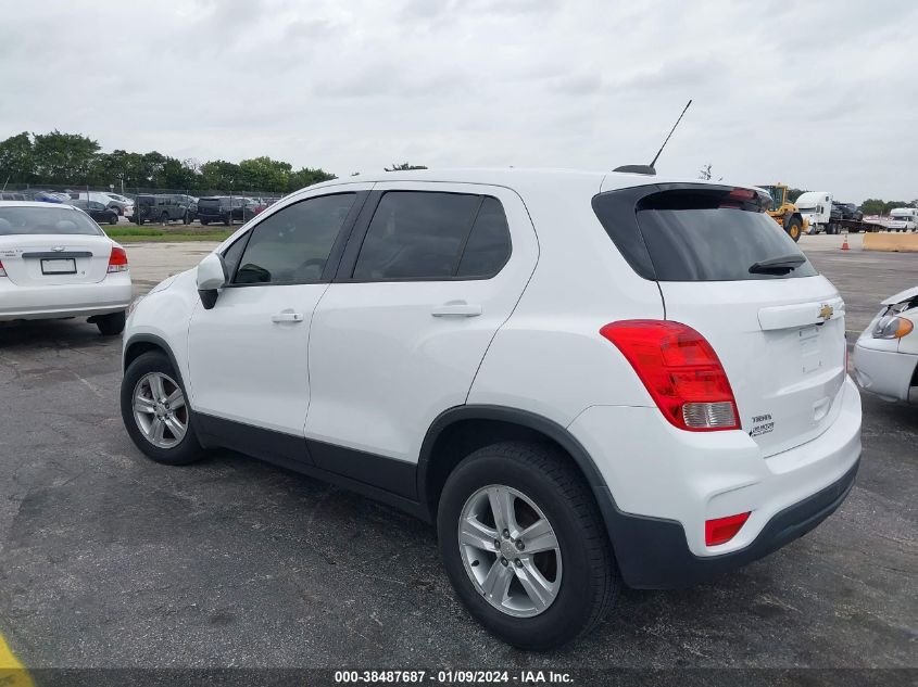 2019 CHEVROLET TRAX LS - 3GNCJKSB5KL259889