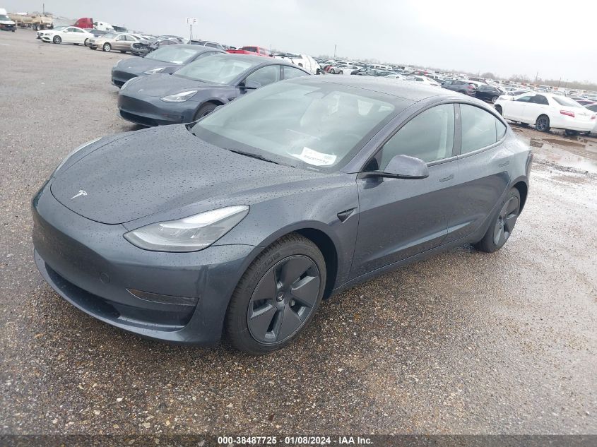 2023 TESLA MODEL 3 REAR-WHEEL DRIVE - 5YJ3E1EA5PF705619