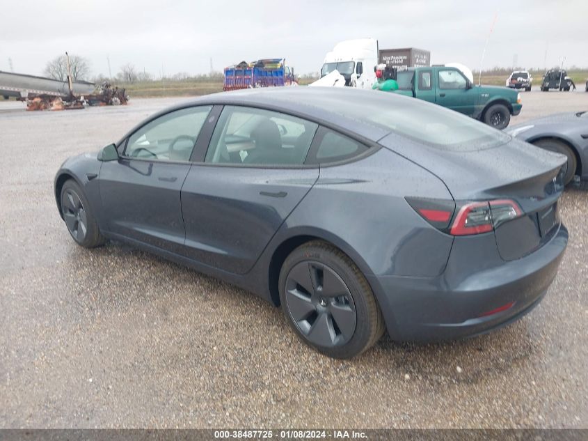 2023 TESLA MODEL 3 REAR-WHEEL DRIVE - 5YJ3E1EA5PF705619