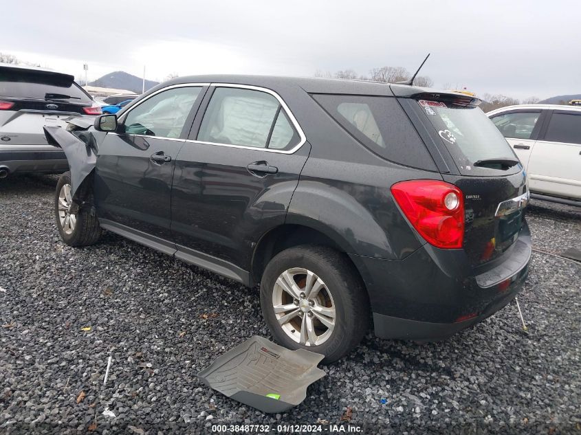 2013 CHEVROLET EQUINOX LS - 2GNALBEK3D6307443