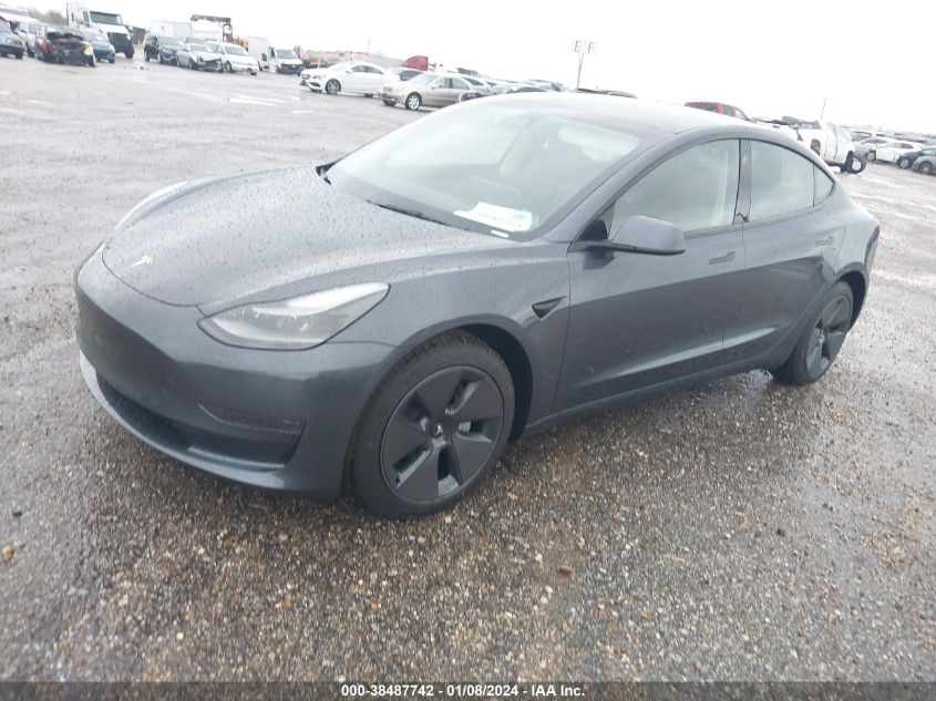 2023 TESLA MODEL 3 REAR-WHEEL DRIVE - 5YJ3E1EAXPF704398