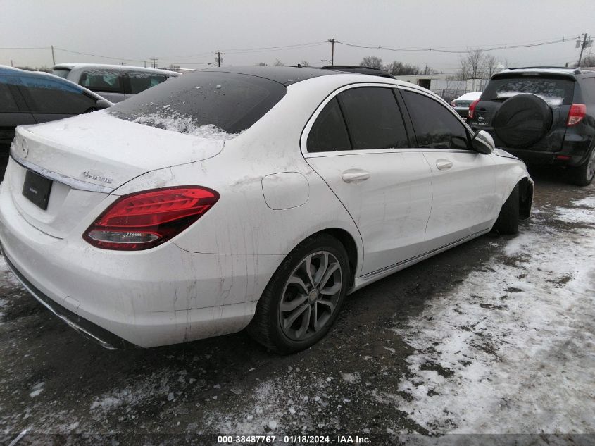 2017 MERCEDES-BENZ C 300 4MATIC/LUXURY 4MATIC/SPORT 4MATIC - 55SWF4KB1HU181152
