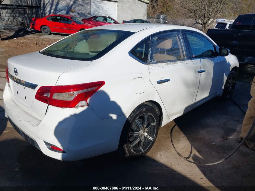 2016 NISSAN SENTRA S - 3N1AB7APXGY305267