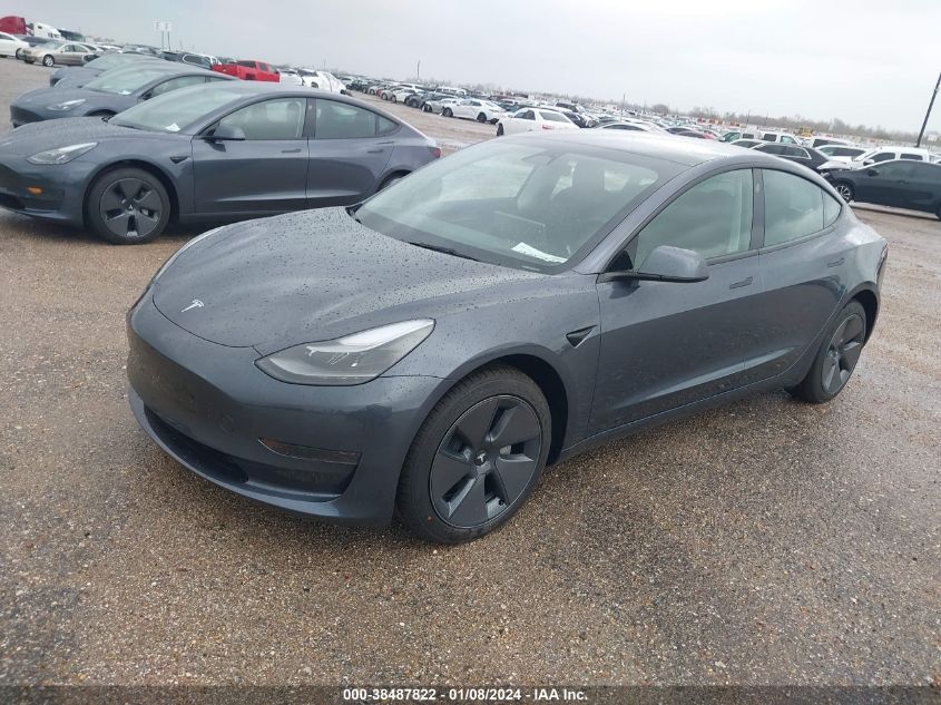 2023 TESLA MODEL 3 REAR-WHEEL DRIVE - 5YJ3E1EA8PF703203