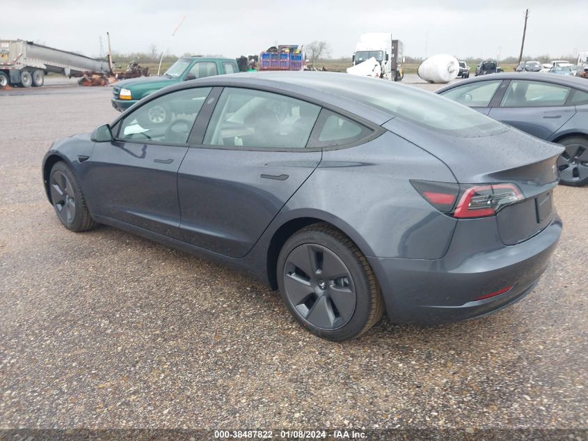 2023 TESLA MODEL 3 REAR-WHEEL DRIVE - 5YJ3E1EA8PF703203