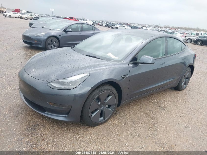 2023 TESLA MODEL 3 REAR-WHEEL DRIVE - 5YJ3E1EA4PF705787