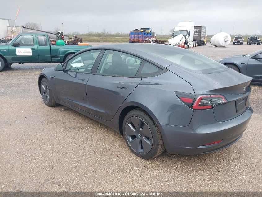 2023 TESLA MODEL 3 REAR-WHEEL DRIVE - 5YJ3E1EA4PF705787
