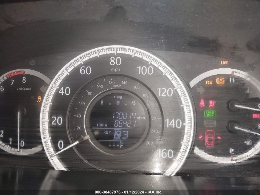 2015 HONDA ACCORD EX-L V-6 - 1HGCR3F81FA017542