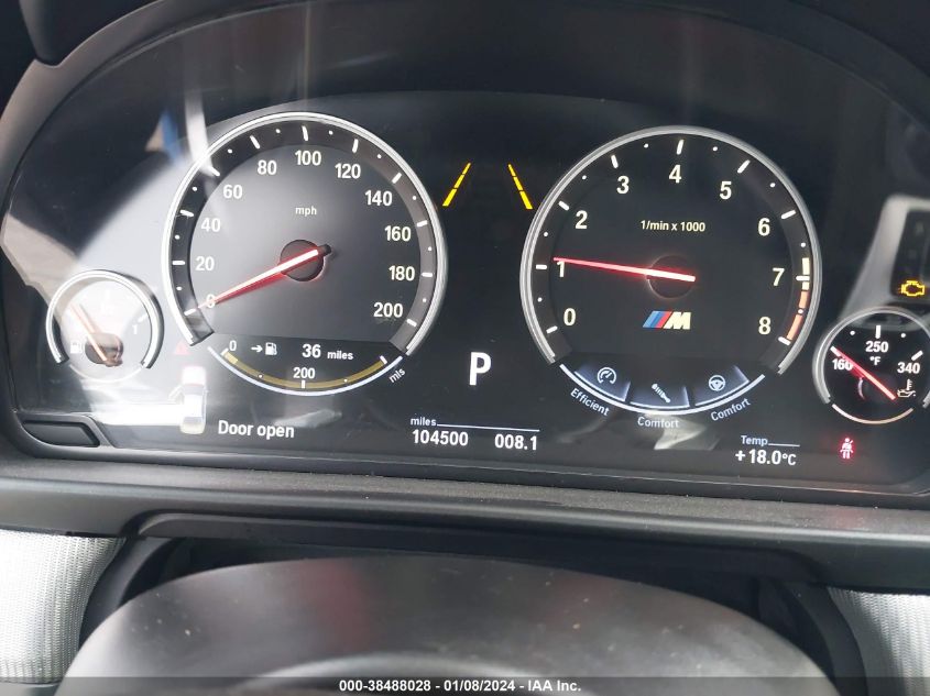 2013 BMW M5 WBSFV9C52DC772441