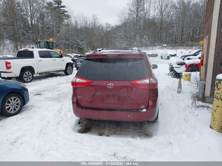 2017 TOYOTA SIENNA LE 7 PASSENGER - 5TDJZ3DC3HS166943