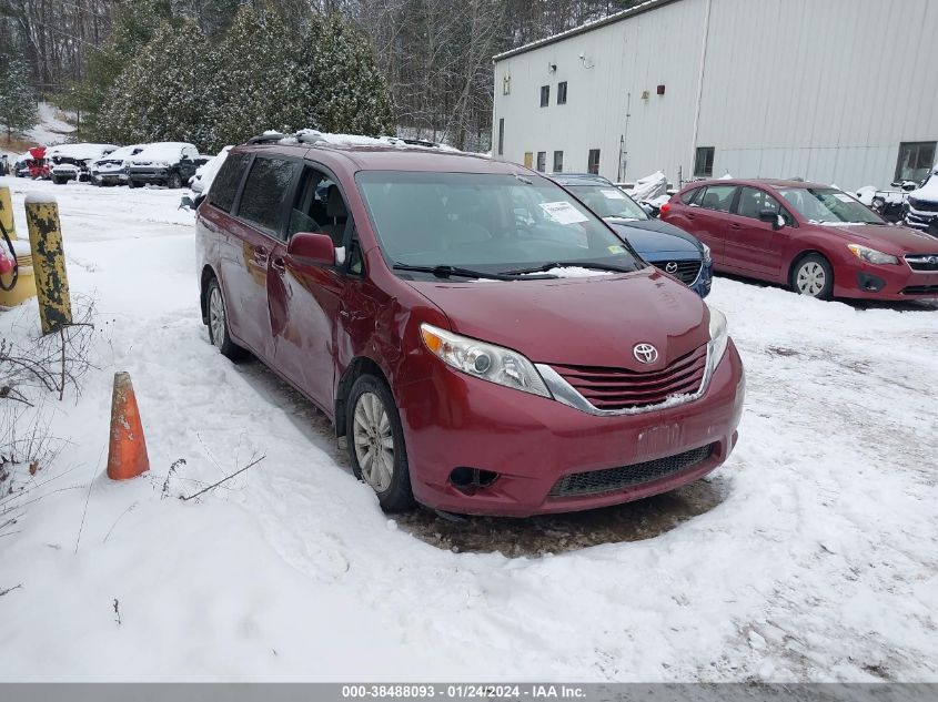 2017 TOYOTA SIENNA LE 7 PASSENGER - 5TDJZ3DC3HS166943