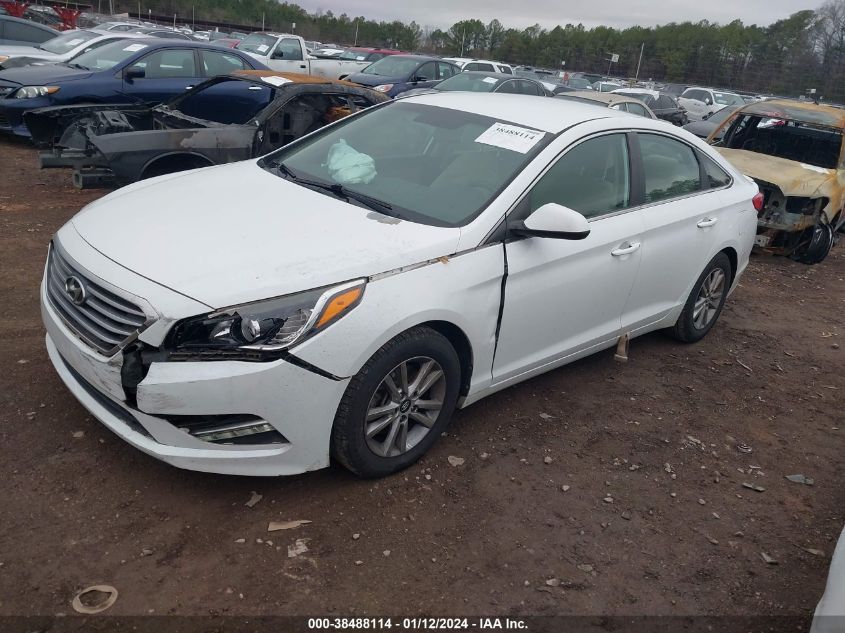 2015 HYUNDAI SONATA SE - 5NPE24AF2FH169345