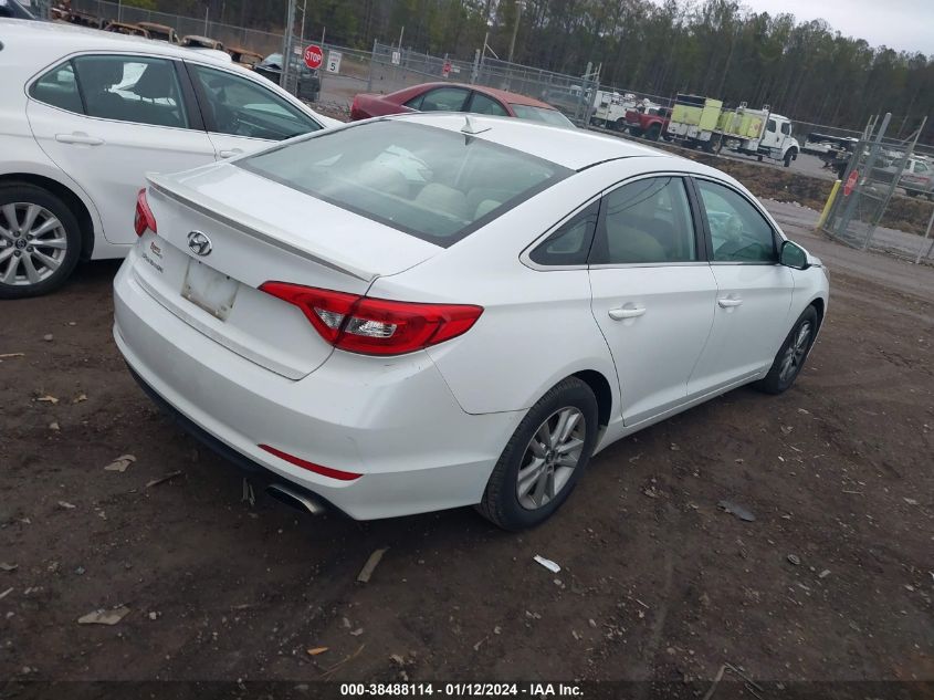 2015 HYUNDAI SONATA SE - 5NPE24AF2FH169345