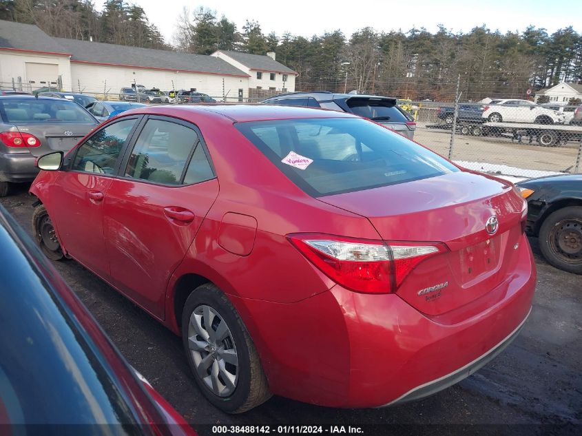 2016 TOYOTA COROLLA LE - 2T1BURHEXGC672665