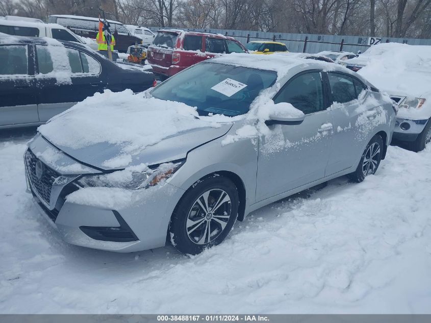 VIN 3N1AB8CVXPY313015 2023 NISSAN SENTRA SV