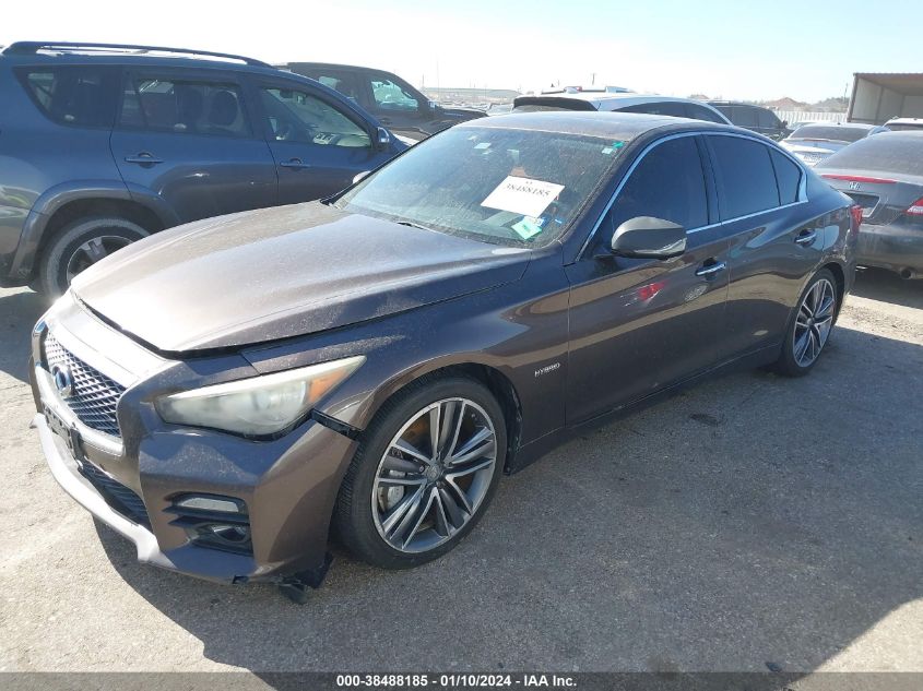 2014 INFINITI Q50 HYBRID SPORT - JN1AV7AR2EM700293