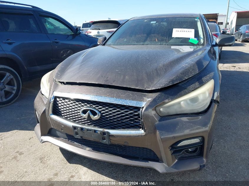 2014 INFINITI Q50 HYBRID SPORT - JN1AV7AR2EM700293