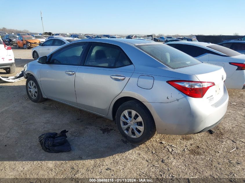 2014 TOYOTA COROLLA L/LE/LE PLS/PRM/S/S PLS - 5YFBURHE7EP101096